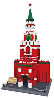 WANGE 5219 - Erlöserturm des Kremls in Moskau - Gebäude - 1047 Teile