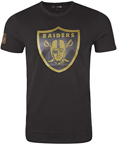 New Era Shirt - NFL Oakland Raiders schwarz/Wood camo - L