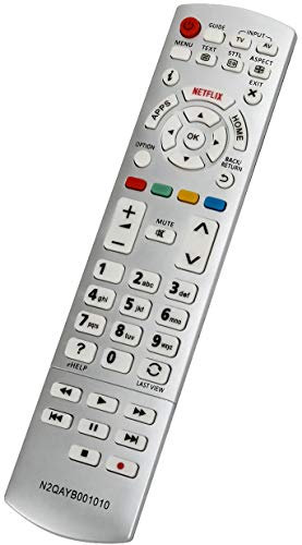 ALLIMITY N2QAYB001010 Telecomando Sostituito per Panasonic VIERA TX-32CS600E TX-32DS600E TX-40CX680E TX-40CXE720 TX-32DS500E TX-40CX670E TX-40CX700E TX-40DS630E TX-40DX700E TX-40CS630E