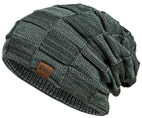 REDESS Beanie Mütze für Herren und Damen Winter Warme Mützen Stricken Slouchy Thick Skull Cap