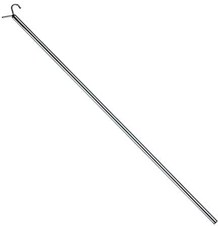 120 cm Bügelgreifer aus verchromten Metall Aufhängehilfe zum Aufhängen von Bekleidung im Schrank, Schaufenster