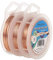 BENECREAT 3 Rollos Alambre de Joyería 0.3/0.6/1mm Alambre de Cobre Resistente Al Deslustre para Hacer Abalorios de Cristal para Hacer Anillos y Otras Manualidades de Joyería