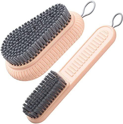 Selaurel Reinigungsbürste mit weichen Borsten, Waschbürste, Wäsche, Unterwäsche, Schuhe, Schrubben Bürste, einfach zu greifen, Haushaltsreinigungsbürsten Werkzeug für Theken, Badewannen (Rose)
