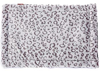 RAIKOU Hundedecke Katzendecke Haustier-Decke mit Plüsch Kissen Fleece-Decke/Tier Schlafdeck Hundebett Haustierbett, waschbar und rutschfest (100x70cm, Leopard)
