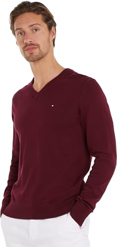 Tommy Hilfiger Men Stretch Slim Fit Tee MW0MW10800 Blue (Deep Indigo) XS