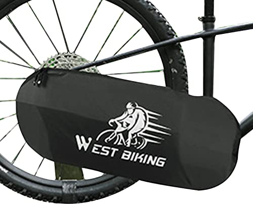 Stalf Fahrradkettenabdeckung, Kratzfest Fahrrad Kettenschutz, Reflektierendem Wasserdichter Fahrradkettenschutz Kettenrad Schutzhülle Für Rennräder Mountainbikes