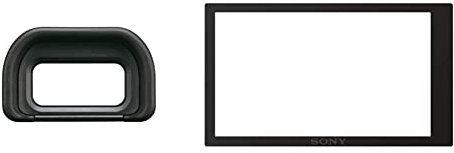 Sony Okularklappe für Alpha 6500 schwarz & PCKLM17.SYH Displayschutz für Alpha 6000 Systemkamera (7,6 cm (3 Zoll) Display)