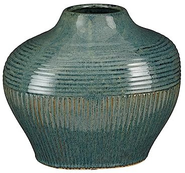 Mica Decorations Pedra Vase - 29x23x24.5 cm - Keramik - Blau