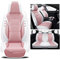 nenyan Autositzbezüge Komplett Set Universal in Premium Design | Schonbezüge für die Vordersitze & Rückbank | Auto Sitzbezüge Airbag Geeignet | Wasserdicht Sitzbezug - Rosa Standard