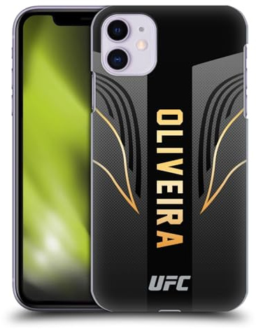 Head Case Designs Offizielle UFC Kampfausrüstung Charles Oliveira Harte Rueckseiten Handyhülle Hülle Huelle kompatibel mit Apple iPhone 11