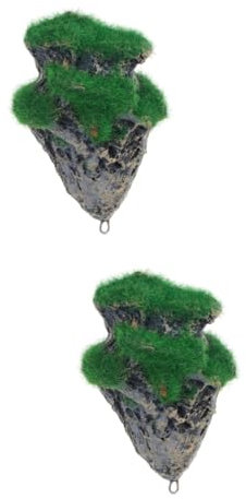 DOITOOL 2stücke Schwimmende Künstliche Stein Dekoration Für Aquarien Pumice Ornament s Für Fischbecken Anpassbare Höhe Für Kreative Aquariengestaltungen