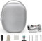 AMAZEAR Reise Koffer - Set für Apple Vision Pro, Tragbarer VR Vision Pro Transportkoffer für Zubehör-Set, Apple Vision Pro 7-in-1 Zubehörset (Silbergrau)