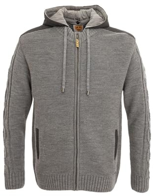 Maddox Herren Strickjacke BRUNECK grau 60