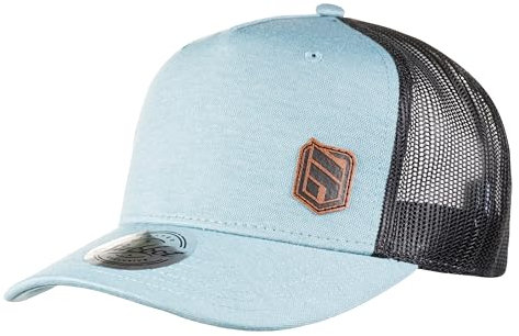 SABBOT Ezra Herren Snapback Cap, Damen Basecap, Outdoor Cap, Kappe mit Baumwolle und Elastan, Kappe, Modernes Design, Verstellbar, Atmungsaktives Netz (Türkis)