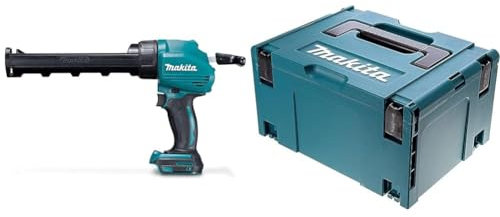 PISTOLET À MASTIC MAKITA 18 V LI-ION 1,5 AH 5000 N VENDU SANS BATTERIE- DCG180Z & Coffret empilable robuste Makpac Taille 3 - MAKITA 821551-8