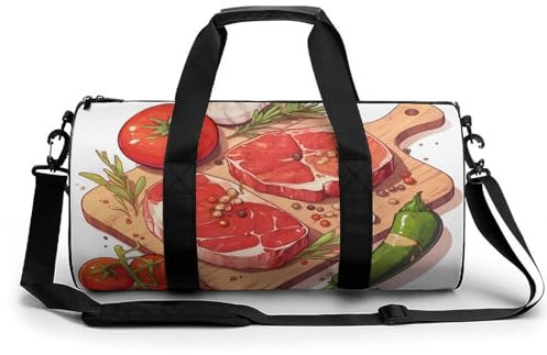 Bolsa De Deporte Comida Bolsa De Viaje Duffel Bolsa Redonda Gimnasio Bolsa Fitness