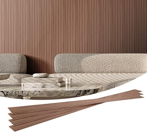 VEVOR Wood Slat Acoustic Panels, 8 PCS 96 x 6 inch, WPC Accent Wooden Wall Panels for Modern Interior Wall, Faux Wood Wall Board Panels for Stylish Decor and Noise Reduction, Grey Oak
