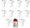 Wenscha GU10 LED Warmweiss Glühbirne, 5W Ersetzt 32W Halogenlampen,4000K LED GU10 Naturweiß, Abstrahlwinkel 120° Flimmerfrei Strahler, Nicht Dimmbar Reflektorlampen, 10er-Pack (Naturweiß)