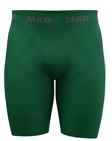 JAKO Unisex Short Tights Seamless, dunkelgrün, S