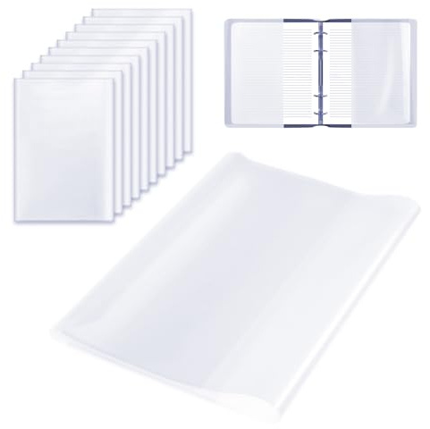 Gsrhzd Heftumschläge A4, A4 Transparent Buchumschlag, 30 Stück | Wiederverwendbare, Verstellbare Durchsichtige Buchumschläge Schulbücher, Bucheinband, Buchschutzfolie, für Home Office Schule