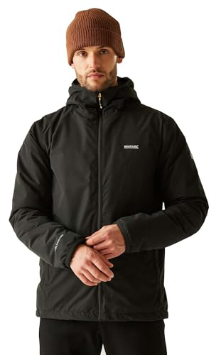 Regatta Herren Caspen Wasserdichte Jacke, Black, S