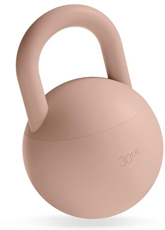 Bala 30lb Kettleball, Soft Kettlebell for Women - Kettlebells Strength & Core Training Equipment for Home Gym Workouts - Anti-Slip Grip Exercise Weights with Cushioned Impact-Resistant Base - Sand