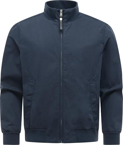 Ragwear Herren leichte Übergangsjacke kurze Jacke mit elastischen Bündchen Crusien YOUMODO S-4XL