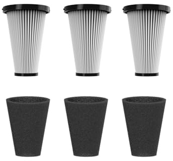 Vexilar C8 Confezione da 3 Filtri HEPA, Compatibili con l'aspirapolvere con Filo C8