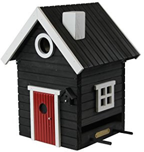 Wildlife Garden - Vogelhaus - Nistkasten Farbe : schwarz 184 x 194 x 247 mm