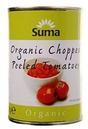 Suma Organic Chopped Tomatoes 400g x 10 (Pack of 10)