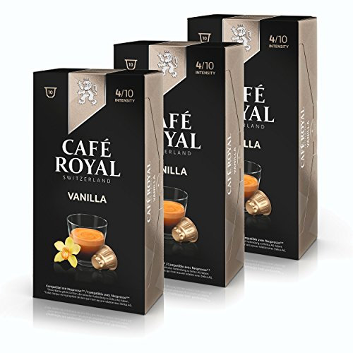 Café Royal Flavo ured Vanilla, Café, Café, Capsules de Café, Nespresso Compatible, torréfacteur 30 Capsules