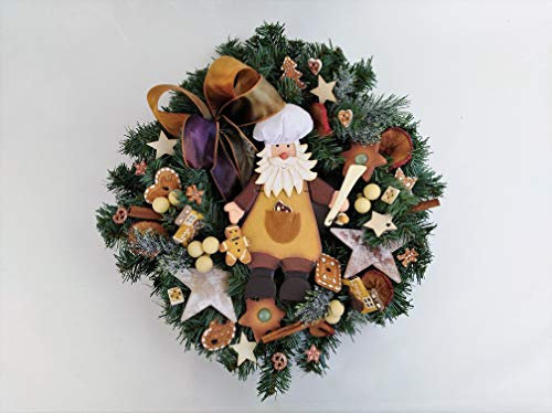 Fibula[Style] Türkranz Advent Weihnachten In der Weihnachtsbäckerei groß 40 cm Ø