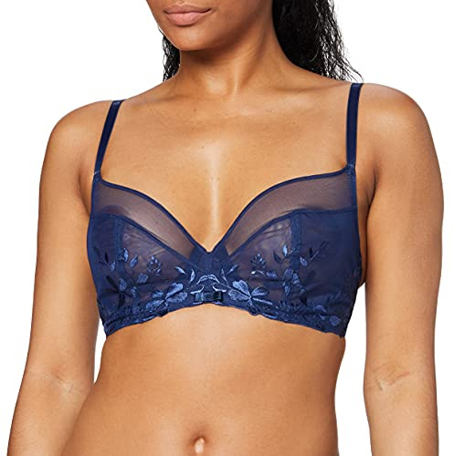 Triumph Damen Sexy Angel Spotlight W02 Bügel-BH, per Pack Rosa (ICED Blue 6843), 85D(Herstellergröße: 85D)