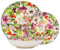 NAMAI - Servizio Piatti 6 Persone - Piatti Porcellana - Adatti in Lavastoviglie e Microonde - Piatti Colorati - Set Piatti 18 Pezzi - Set Piatti 6 Persone - Piatti Particolari