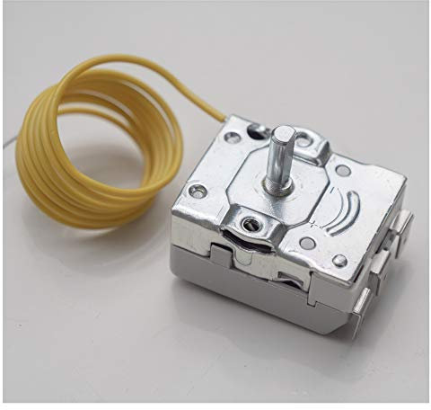 TECASA HVAC-Steuerthermostat 5-75 °C SPST/SPDT 1NO 2-polig Fühler Ø: 3 mm L: 165 mm 16 A Temperaturregler für Bain Marie, Boiler