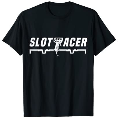 Slotracing Geschenk Slotcars Auto Slotrace 1:32 Slotracer T-Shirt
