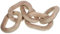 Decorative Wood Link Chain 5 Link Decoration for Family Party Home Office Supplies (Wood Color)