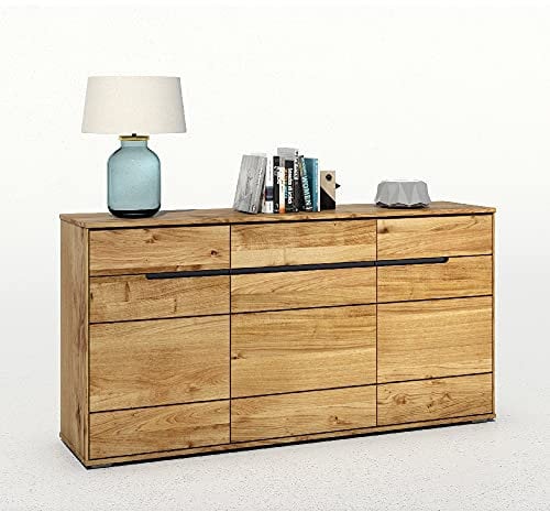 Kommode Sideboard Lola Eiche-teilmassiv furniert B 163x H 84x T 42 cm NEU/OVP