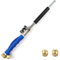 YunGuoGuo High Pressure Power Wash Hose Nozzle Attachment 18 Inches Blue，Hydro Jet Garden Watering Wand for Gutter Cleaning