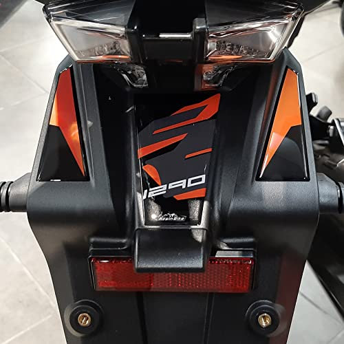 Resin Bike Aufkleber für Motorrad Kompatibel mit KTM 1290 Super Adventure S 2021. HeckschutzStößen und Kratzern. 3D-Harzklebstoff – Stickers - Made in Italy