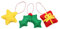 Crafty You Crafty Me - Christmas Decoration Felt Sewing Craft Kit (Star, Holly, Present), Make Your Own Xmas Tree Decorations, Made in UK
