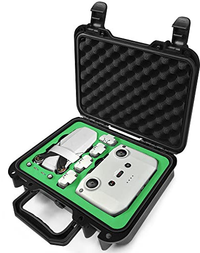 LEKUFEE Kompakte Tragbare wasserdichte Koffer für DJI mini 4K/DJI Mini 2 SE Drohne und DJI Mini 2 Zubehör (Nur Schutzkoffer)