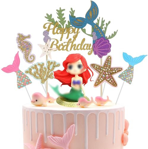 Kuchendeko,Kuchen Topper Puppe Cake Topper Geburtstag Kuchen Topper, für Kindergeburtstag Babyparty Thema Party Dekoration