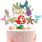 Kuchendeko,Kuchen Topper Puppe Cake Topper Geburtstag Kuchen Topper, für Kindergeburtstag Babyparty Thema Party Dekoration