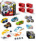 Majorette – Tune Ups Series 2, 4er Set mit 28 Überraschungen, Spielzeugautos aus Metall zum Tunen, 4 von 18 Autos zum Sammeln im Überraschungspack, inkl. Tuning-Zubehör, Sammelboxen und Stickern