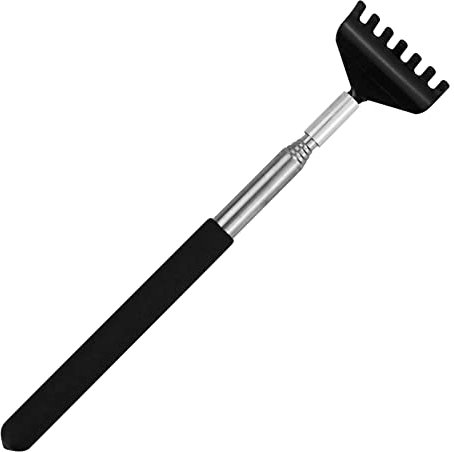 Escáner Trasero Extensible Portátil, Scratcher Scratcher Tetractable Bear Garra Metal Hand Massager Tool Rascador De Espalda Telescópico Extensible Telescope Backscratcher Para Rascarse La Espalda