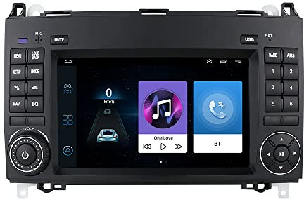 7 Zoll Touchdisplay GPS Navigationsgerät für Auto LKW GPS-Navigation mit CarPlay, Android Auto, Bluetooth und Wi-Fi,DAB+,FM,USB