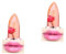 POPETPOP 2st Lipgloss Blumen Lippenstift