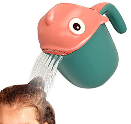 Taza De Champú | Jarra De Agua Baño Bebe | Taza De Champú Creativa De Pez Accesorios De Baño Multifuncionales Taza De Enjuague para El Cabello De Bebé Taza De Baño De Animales Lindos