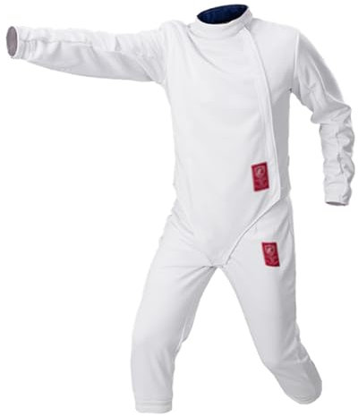 DJJYCTNM 350N Fechtsport-Uniformanzug – Unisex-Hosen-Jacken-Westen-Set für Florett-Degensäbel (Color : Right Hand, Size : 48#)